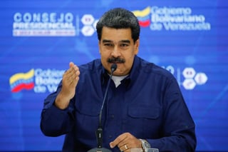 Critico. Nicolás Maduro se lanzó en contra del líder opositor Juan Guaidó. (EFE)
