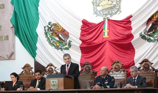 El gobernador Miguel Riquelme Solís sostuvo que Coahuila se adhiere a la conformación de la Guardia Nacional.