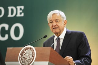 El presidente Andrés Manuel López Obrador realiza su conferencia de prensa desde Nuevo León. (NOTIMEX) 