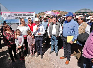 El puente comunicará al municipio de Ocampo con alrededor de 25 comunidades y con el estado de Chihuahua.