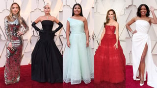 La alfombra roja de los premios Oscar deslumbra con coloridos vestidos, capas y joyas que revivieron el encanto de esta pasarela. (ARCHIVO)