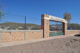 El polideportivo de Villa Nazareno está casi terminado, por lo que los pobladores esperan contar con la presencia de las autoridades para su pronta inauguración. (EL SIGLO DE TORREÓN)
