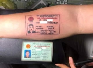 Es posible que de todas formas, el tatuaje no sirva como prueba de identidad. (INTERNET)