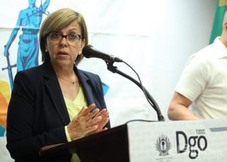 'Sin duda estamos ante un feminicidio, con todos los datos para ello', expresó Ruth Medina Alemán, fiscal general del estado de Durango. (ARCHIVO) 