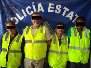 Los detenidos fueron identificados como María, Jorge, Juan y Ricardo 'N', de 40, 24, 34 y 46 años de edad respectivamente. (EL SIGLO DE TORREÓN)