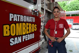 La primera comandante del Cuerpo de Bomberos está en San Pedro, Coahuila.