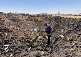 La aeronave de Ethiopian Airlines se estrelló minutos después de despegar. (EFE) 