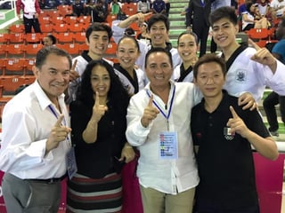 Los deportistas mexicanos contaron con el apoyo de los dirigentes de la Federación Mexicana de Taekwondo en Santo Domingo.