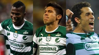 La Liga de Campeones de Concacaf tiene en su lista de goleadores históricos a figuras de distintas nacionalidades que además han militado en el equipo del Santos Laguna. (ESPECIAL)