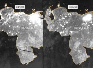 Las impresionantes imágenes vista desde el espacio. (INTERNET)