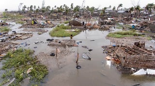 Las inundaciones por el ciclón Idai han cubierto de agua a varias de poblaciones, mientras que otras están completamente incomunicadas. (AP)