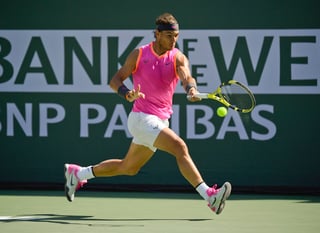 Rafael Nadal durante su partido ante Karen Khachanov.
