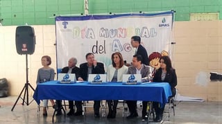 Se celebró el Día Mundial del Agua en el Teatro del Pueblo del Bosque Venustiano Carranza de Torreón. (EL SIGLO DE TORREÓN)