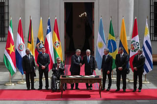 El Prosur es fruto de la primera reunión de presidentes de Sudamérica.