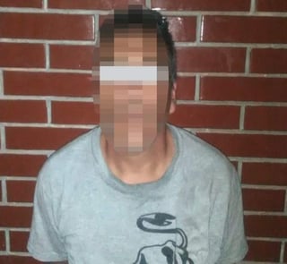 El detenido fue identificado como Jorge 'N' de 50 años de edad, con vivienda en la calle Eulalio Gutiérrez, de dicho sector habitacional. (ESPECIAL)