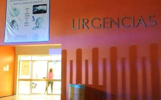 La pareja fue trasladada en primera instancia a la clínica 51 del IMSS en Gómez Palacio. (ARCHIVO) 
