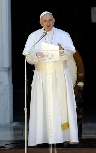 El papa mostró gran interés por la situación del país. (ARCHIVO)