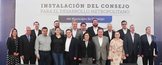 El gobernador José Aispuro tomó protesta y encabezó la primera sesión del Consejo para el Desarrollo Metropolitano de Durango.