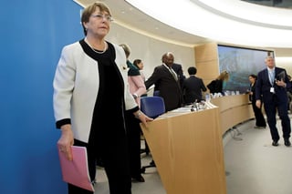 La Alta Comisionada de Naciones Unidas para los Derechos Humanos, Michelle Bachelet, realizará una visita oficial a México del 5 al 9 de abril próximos. (ARCHIVO)