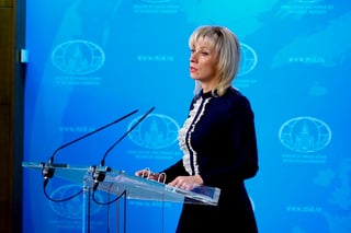María Zajárova, portavoz del Ministerio de Asuntos Exteriores, dijo que solo enviaron especialistas en la cooperación técnico-militar.
