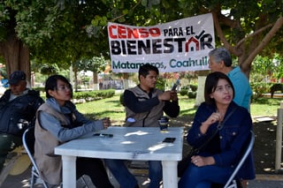 Esta semana el Censo para el Bienestar estará instalado en la Plaza Principal de la ciudad de Matamoros. (EL SIGLO DE TORREÓN/EDITH GONZÁLEZ)