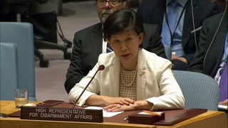 La secretaria general adjunta para Asuntos de Desarme, Izumi Nakamitsu, lanzó la alerta ayer en Naciones Unidas. (TWITTER)