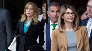 Señaladas. Las actrices hablaron poco durante su breve audiencia en una atestada sala de un tribunal en Boston. (AP)