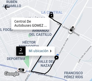 Ya comenzó a operar el servicio de Uber en Gómez Palacio. (ESPECIAL) 