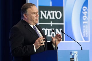 Mike Pompeo aseguró que los 29 ministros de Exteriores de la OTAN evaluaron a Rusia durante su reunión en Washington. (EFE)