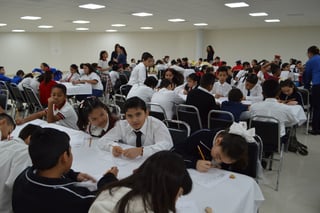 Durante la primera etapa del concurso Cabildo Infantil 2019 de Torreón participaron 156 alumnos destacados de escuelas primarias, tanto públicas como privadas. (ROBERTO ITURRIAGA)