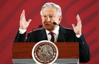 López Obrador destacó que las partes deben sentarse a dialogar y buscar una salida pacífica al conflicto de Venezuela. (NOTIMEX) 

