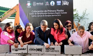 El Gobierno de Coahuila inició la construcción del Centro de Identificación Humana de la Región Sureste de Coahuila, con una inversión de 150 millones de pesos, primero en su estilo en México.  (ESPECIAL)