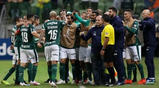 El club brasileño Palmeiras ganó ayer el partido de la Copa Libertadores que sostuvo ante el Atlético Junior de Barranquilla. (Especial)