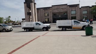 La administración municipal ha estado invirtiendo en la reparación y rehabilitación de unidades del parque vehicular con el que ya contaba el municipio. (EL SIGLO COAHUILA)