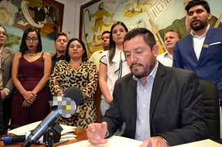 Por el adeudo heredado de 8 millones de pesos, el Ayuntamiento de Matamoros anuncia que presentará una denuncia en contra de la Administración 2018 a cargo de Juan Carlos Ayup. (EL SIGLO DE TORREÓN/EDITH GONZÁLEZ)