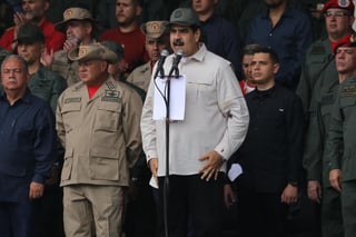 El presidente de Venezuela Nicolás Maduro pronunció un discurso ayer durante la conmemoración del aniversario 17 del fallido golpe de estado contra Hugo Chávez.