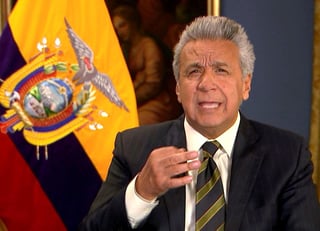 'No podemos permitir que nuestra casa, la casa que abrió sus puertas, se convierta en un centro de espionaje', dijo el presidente ecuatoriano. (ARCHIVO) 