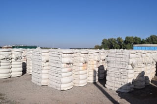 La Secretaría de Desarrollo Rural del Estado (SEDER) interviene para concretar la venta de 50 mil pacas de algodón de cosecha 2018 en La Laguna. (ARCHIVO)