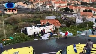 Fuentes del Gobierno regional de Madeira confirmaron a Efe el número de víctimas, que viajaban en un autobús turístico que sufrió un accidente en la localidad de Santa Cruz. (ESPECIAL)