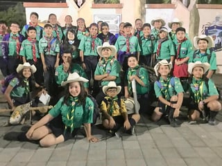 Delegación Scout de la Provincia Coahuila Norte que sale al Camporee Nacional de Tropas 2019, a Calvillo, en Aguas Calientes. (EL SIGLO COAHUILA)