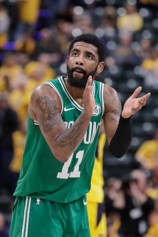 Kyrie Irving ha brillado con los Celtics en esta postemporada. (AP)
