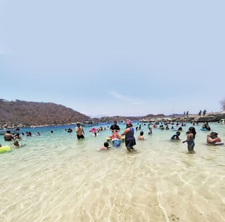 La Entrega fue nombrada una de las nueve playas incluyentes del país. (EL UNIVERSAL)