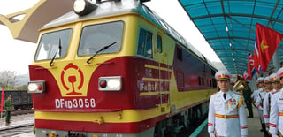 El tren del líder norcoreano partió de Pionyang hacia Rusia la madrugada de este miércoles. (EFE)