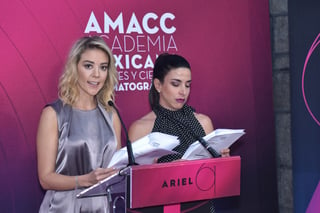 Postulaciones. Actrices como Fernanda Castillo presentaron ayer las nominaciones a los Arieles en su edición 2019. (NOTIMEX)
