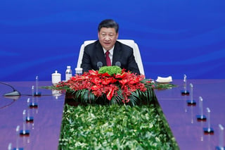 Xi Jinping presidió la conmemoración del septuagésimo aniversario de la fundación de la Armada Popular de Liberación. (EFE)