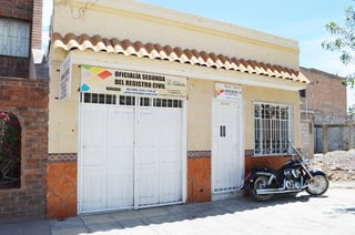 Las oficinas de la Oficialía Segunda del Registro Civil en Torreón se encuentran cerradas. (ARCHIVO)