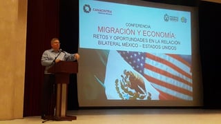 Andrew Selee, presidente del Instituto de la Políticas Migratorias en los Estados Unidos. (EL SIGLO COAHUILA)