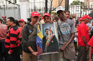 El Gobierno de Maduro ha denunciado que Venezuela vive hoy un intento de golpe de Estado. (EFE)