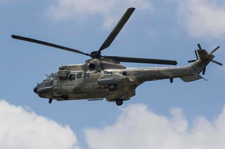 El helicóptero del Ejército cayó esta mañana en la zona verde en Oripoto, donde murieron siete personas.