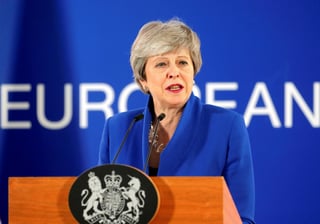 La primera ministra británica, Theresa May, busca un acuerdo con los laboristas para concretar la salida de la Unión Europea. (ARCHIVO)